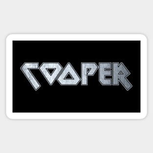 Heavy metal Cooper Sticker
